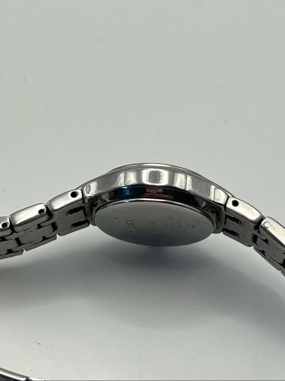 Timex Two-Tone Silver and Gold Women's Indiglo Bracelet Watch